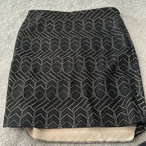 Knee length skirt